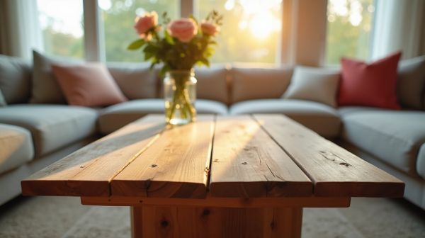 Table basse en bois : une touche de chaleur à votre intérieur